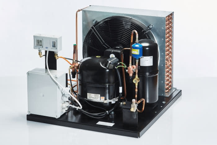 Embraco vollhermetischer Verflüssigungssatz UNJX2215U, LBP, CSR, R290, 220-240V 50Hz