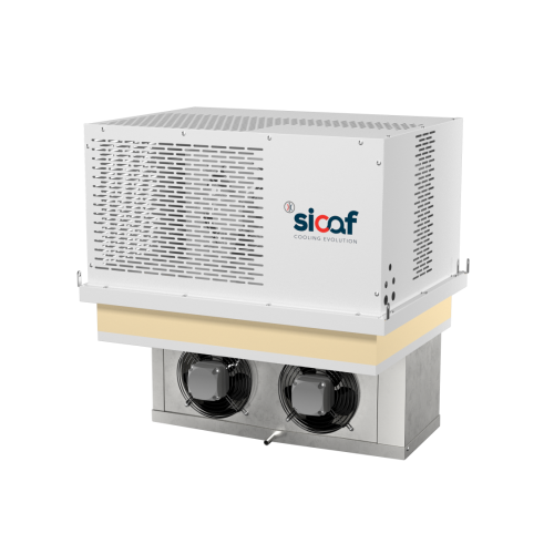 Monoblock Deckengerät CMN120 R455A, Normalkühlung +5... - 5°C | TA +25…+43 °C | 11,1 - 26,2 m3