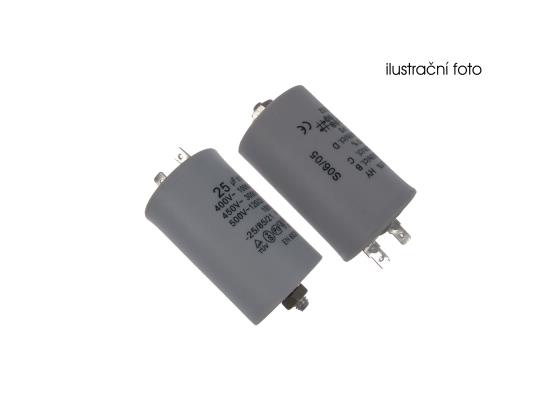 Kondensator SC1121, 4,5 uF, 450-500 V (2 x Faston + Schraube)