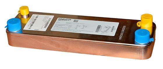 Plattenwärmetauscher SWEP, B26Hx20/1P-SC-M 9,65(20)+22U(20)+2x1"(20)
