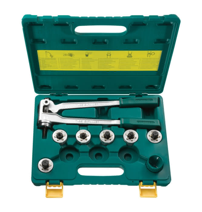 Refco 4669687 Expander-Werkzeugsatz mechanisch mit 6 Köpfen (3/8"-1")