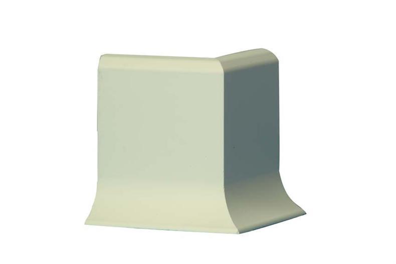 Außenecke fur Polyesterbetonsockelleiste RAL 9002 - 100x100 mm