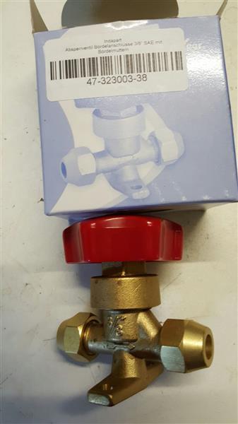 Absperrventil Bördelanschlüsse 3/8" SAE mit Bördelmuttern