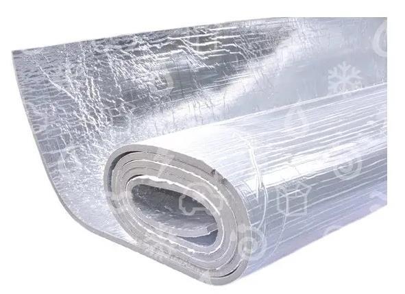 Selbstklebende Isoliermatte K-FLEX H DUCK 12 mm Aluminiuml, Breite 1,5 m, Länge 1 m