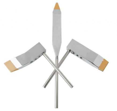 PERKEO Kupferstück ZINNLUX-LONGLIFE, Hammerform gekröpft, 350g