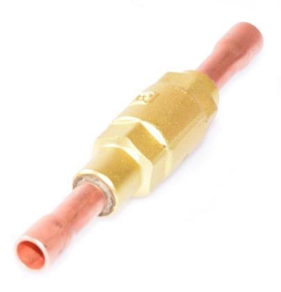 Rückschlagventil Castel 3132/2, gerade Löt, 1/4" ODS, KV 0,5