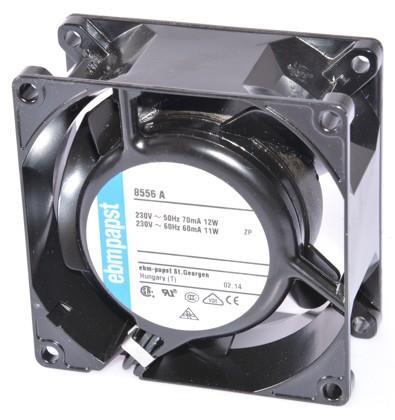 Axialventilator EBM 8556A, 80 x 80 x 38 mm, 230 V, 2800 U/Min