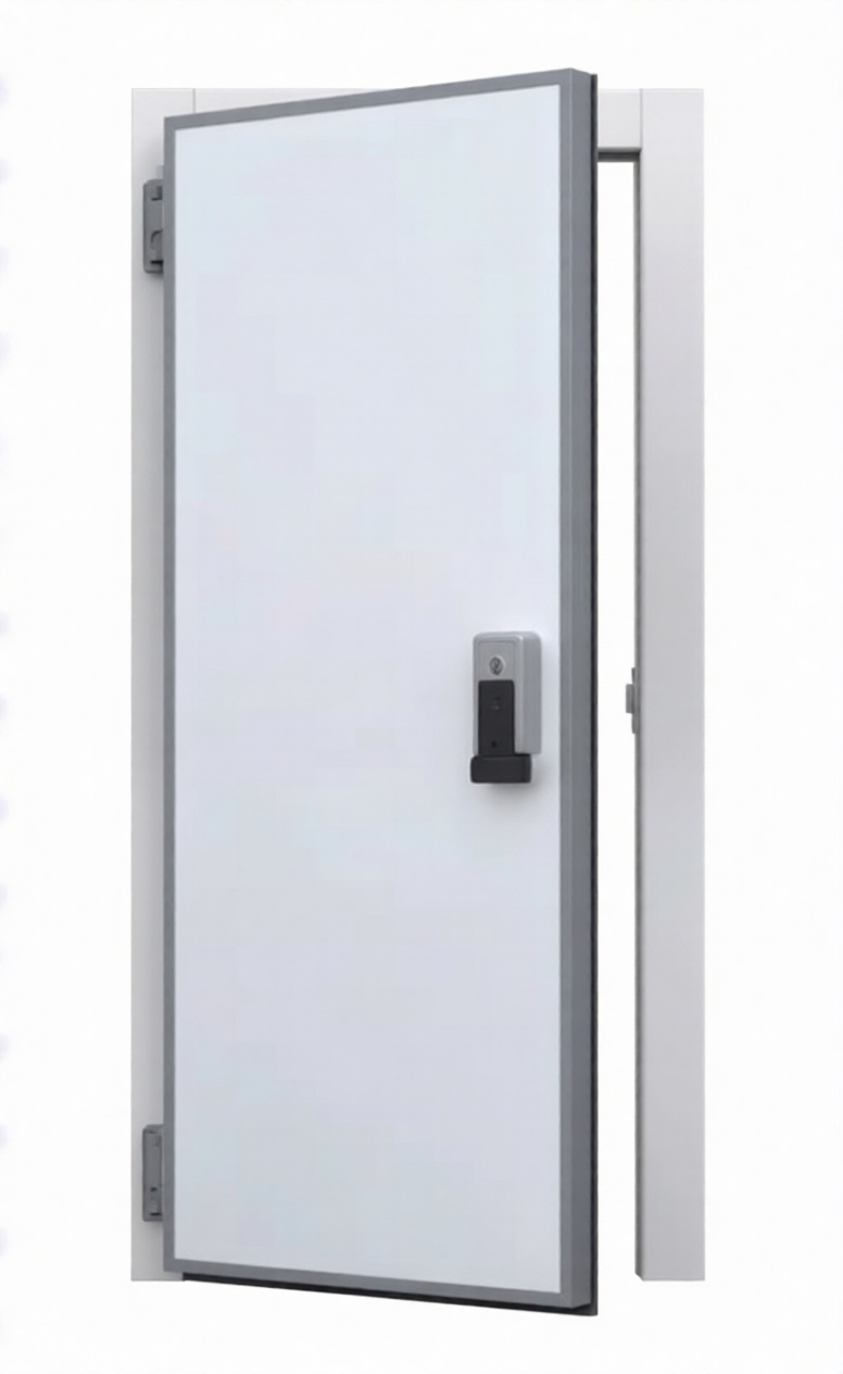 Kühlraum-Flügeltür RF ohne Schwelle, PUR 60, 1000 x 2000 mm, RECHTS