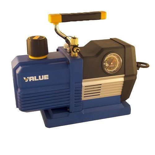 2-stufige Vakuumpumpe VRP-6DV, 170 l/min mit Magnetventil, Vakuummeter für R32, R1234yf, R410A, R134a