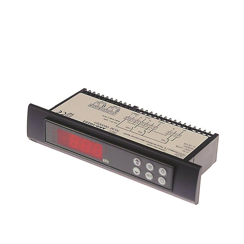 Kühlstellenregler AKO 10223, 230V AC NTC Relaisausgänge 3 NO-12A(9)