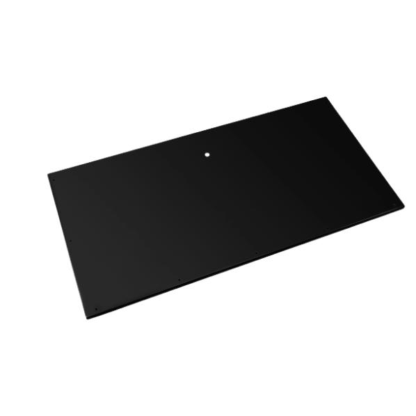 Evolar Bodenplatte Alu Schwarz S, 500x1000 MM