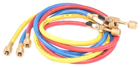 Füllschlauchsatz MASTERCOOL 49360-JT, R410A, 3 x 1.5m, 1/4" - 5/16"