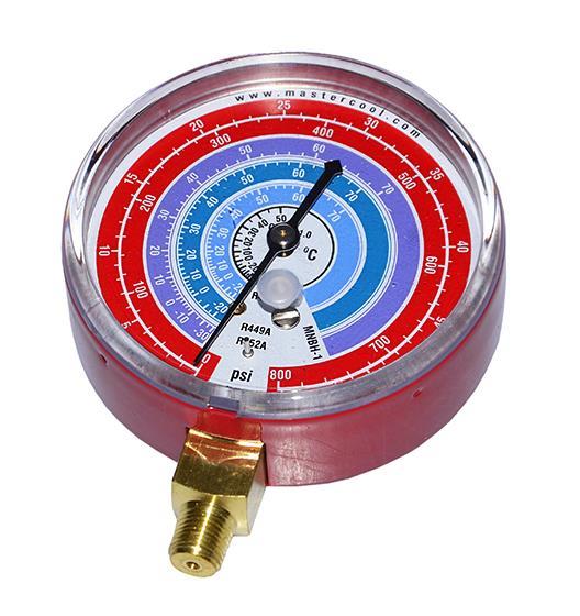 Hochdruckmanometer -trocken MC, 80 mm, MNBH1, R448A, R449A, R452A