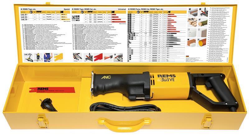 REMS ELEKTRISCHE UNIVERSAL-SÄBELSÄGE Cat VE SET