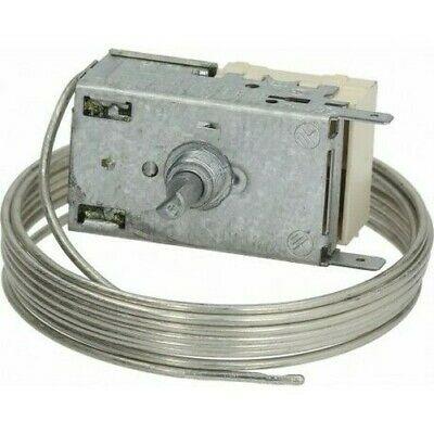 THERMOSTAT RANCO K55-L5027, 2 Kontakte 6A 250V Kapillarrohr 2000 mm kalt -5,0°C, warm +8,5°C halbmondförmige Achse ø 6x4,6 mm
