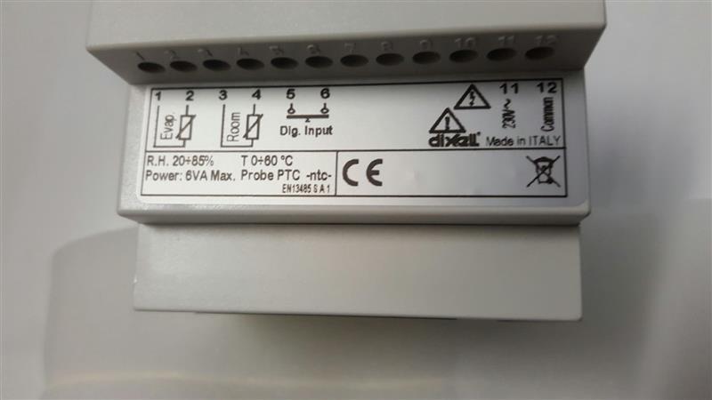 Kühlstellenregler Dixell / Copeland XR60D 5POC1, 230 V, 20 A, DIN-Schiene