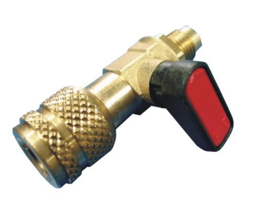 Flaschenventil für R600a, R290, BVR-4, 750 ml, 1/4" SAE