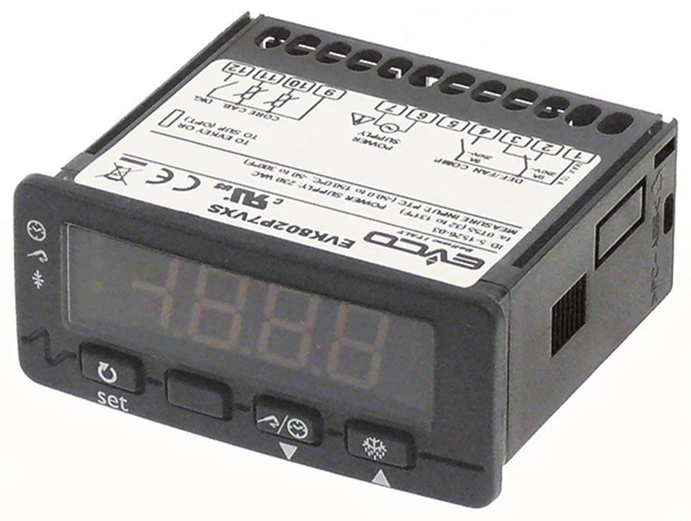 Kühlstellenregler EVCO EVK802P7, 230V AC NTC/PTC - nicht mehr verfügbar, ersetzt durch EV3802N7
