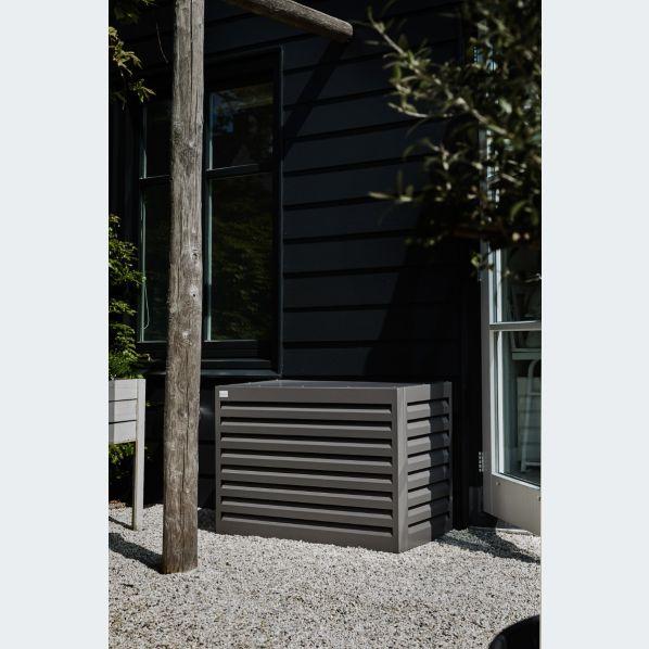 Evolar Klima- & Wärmepumpengehäuse Leichtes Anthrazit Aluminium M, 800x1100x550 MM