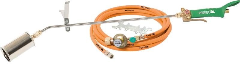 PERKEO Aufschweißbrenner-Set TURBINE 550 DRACHENFLÜGEL, Rohrlänge 550mm, Schlauchlänge 10m