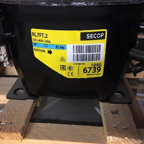 Verdichter SECOP / Danfoss NL7FT.2, LBP - R134a, 220-240V 50Hz