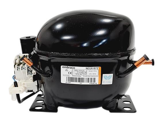 Embraco Verdichter NEU6187Z,MBP - R134a, CSIR, 200-230V 50Hz / 208-230V 60Hz