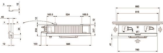 Verdampfer ECO - Luvata GDE311E4ED, 2,70 [kW] (dT 8 st., R404a) mit Abtauung