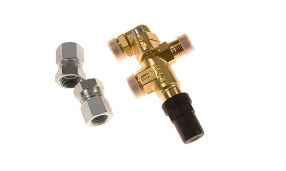 Umschaltventil CASTEL 3032E/44, Anschluss 1/2 "NPT x 1/2" NPT, CO2
