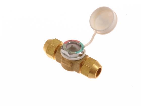 Schauglas Universal S08, 1/2 x 1/2" SAE, Bördelanschlüsse + Mutter