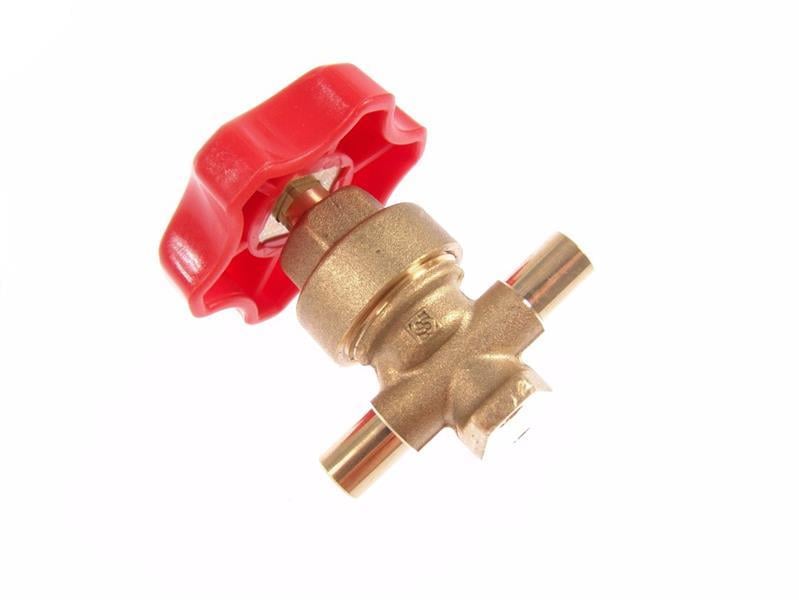 Membranventil Castel 6220/2, 6 mm ODS (1/4"), Lötanschlüsse