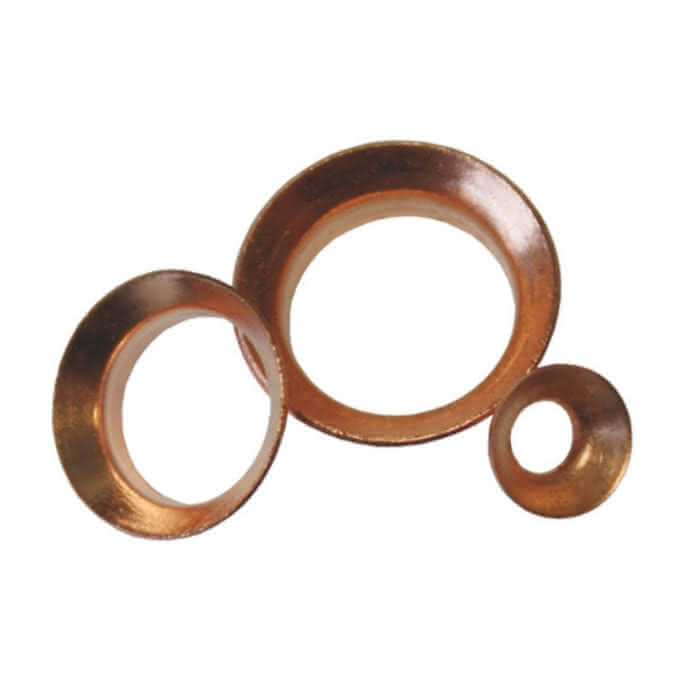 CU Dichtring 7/16" UNF für Bördelmutter mit 1/4" SAE - Stückpreis (VE=10 Stück)
