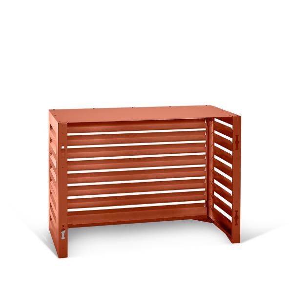 Evolar Klima- & Wärmepumpengehäuse Ziegelrot Aluminium S, 700x1000x500 MM