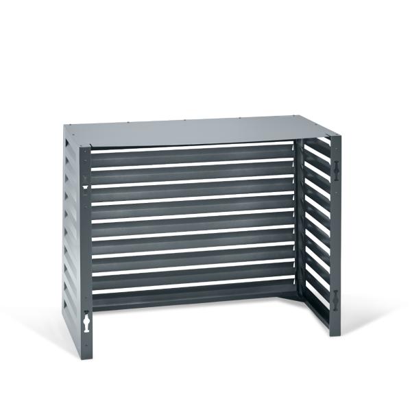 Evolar Klima- & Wärmepumpengehäuse Dunkles Anthrazit Aluminium M, 800x1100x550 MM