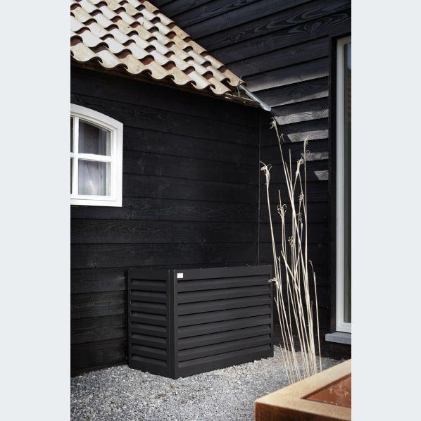 Evolar Klima- & Wärmepumpengehäuse Schwarz Aluminium S, 700x1000x500 MM