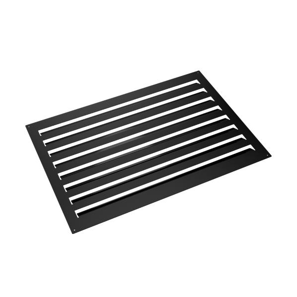 Evolar Rückwand Alu Schwarz S, 700x1000 MM
