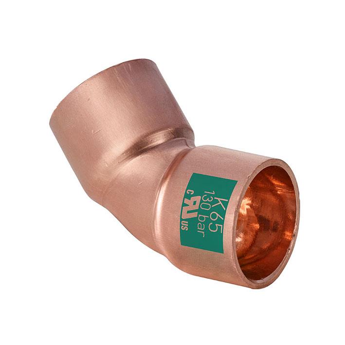 CU-Bogen 45° K65, i/i 3/4", 19mm