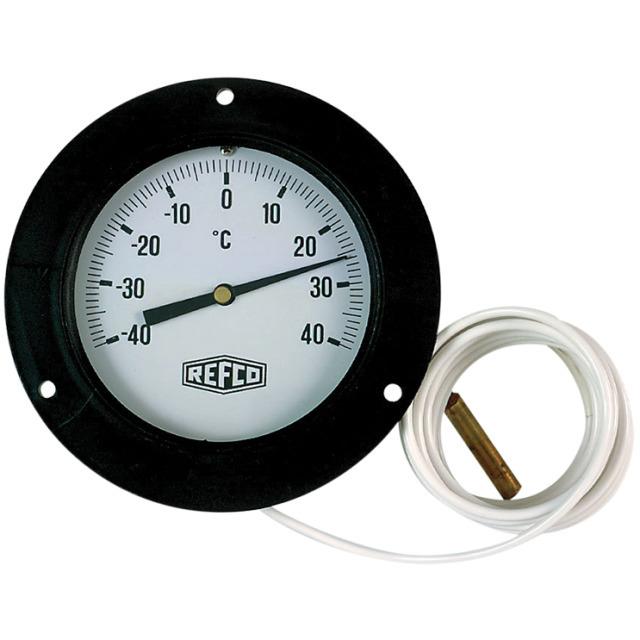Kapillarthermometer, - 40 / +40°C, D = 100 mm, Sonde 1,5 m