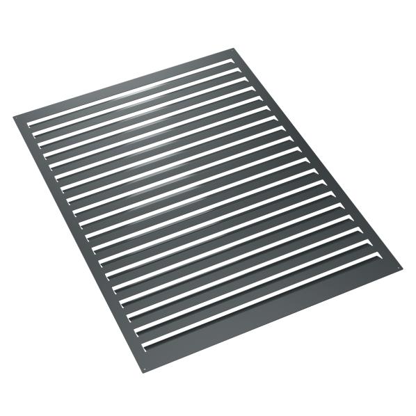 Evolar Rückwand Alu Dunkles Anthrazit Tower, 1200x1600 MM