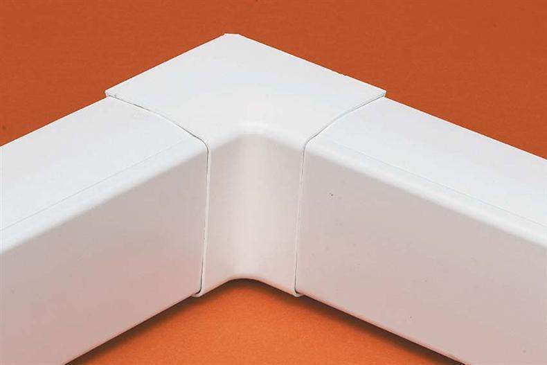 Optimal-Duct OD-110 Innenecke 90° - RAL9003 10 Stk. in der Verpackung