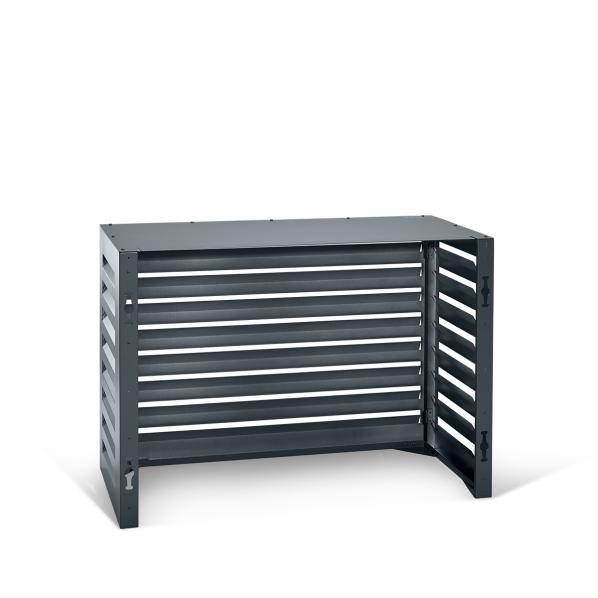 Evolar Klima- & Wärmepumpengehäuse Dunkles Anthrazit Aluminium S, 700x1000x500 MM