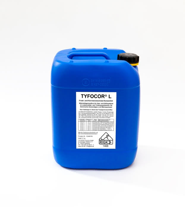 TYFOCOR L-20 2412020 Frostschutzmittel Antifrogen Fertiggemisch Lebensmittel Kanister ca. 19,9 L - Preis pro kg (Mindestabnahme 21 kg)