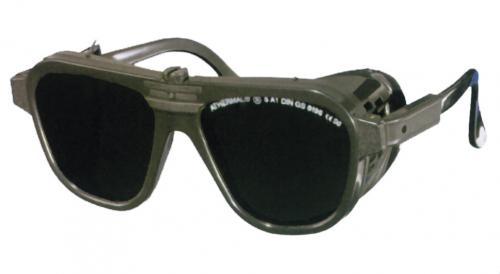 PERKEO Nylon-Schutzbrille mit Seitenschutz, DIN5