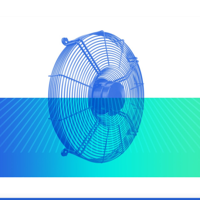 Güntner VT083 Axialventilator 230 V, 1 Ph, für alle GMH-Verdampfermodelle für Theken