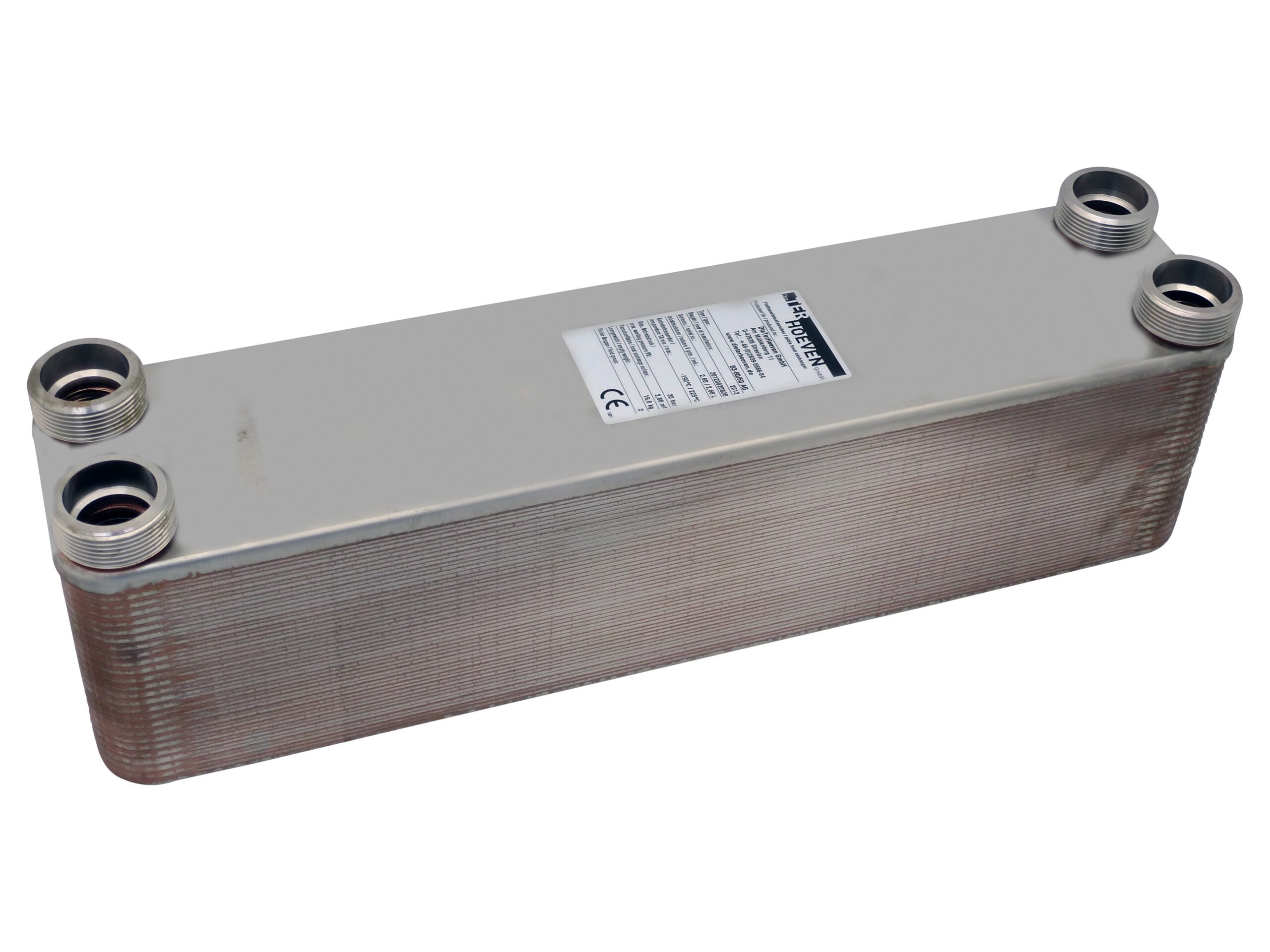 Plattenwärmetauscher DTH-60-50 4x1 1/2" AG