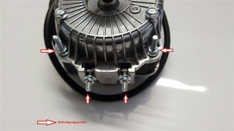 Lüftermotor Universal, Leistung/Strom 16/70 W, 0.43 A