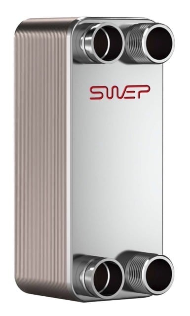 SWEP Plattenwärmetauscher 15370-040 PWT, B10THX40/1P-SC-M 2X28U+2X1"&22, 48 bar