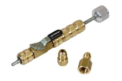 Rothenberger 87800 Schrader-Ventilwerkzeug - in Kunststoffbox - 1/4" + 5/16" Adapter