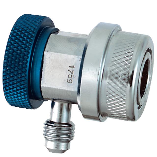 Refco RC01-B 9884949 Kfz-Service-Ventil R134a blau 1/4" SAE