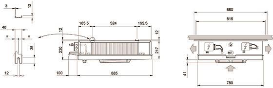 Verdampfer ECO - Luvata GDE311E7, 2,1 [kW] (dT 8 st., R404a) ohne Abtauung