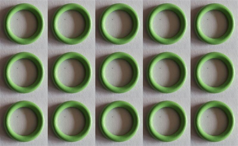 O-Ringe 11 x 2 mm Set (15 Stk) HNBR Gummi, für KFZ-Klimaanlagen R12 & R134a